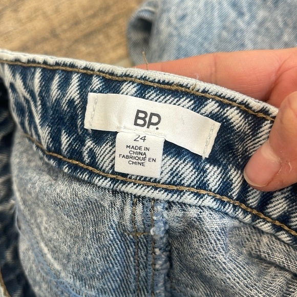 BP. Womens Acid Wash High Rise Straight Leg Jeans Size 24 - Picture 5 of 10